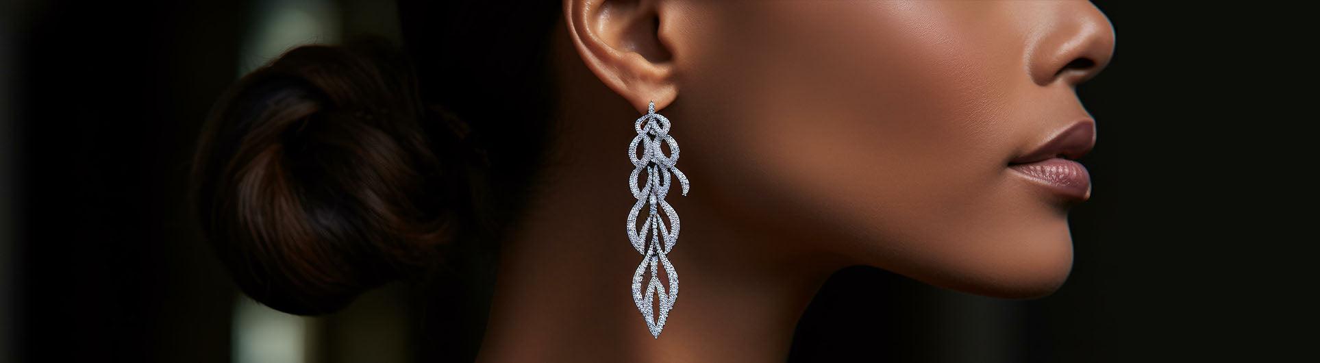 Lab grown diamond earrings from Monroe Yorke Diamonds Australia