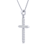 Diamond Cross Pendant - 0.25 Carats - Monroe Yorke Diamonds