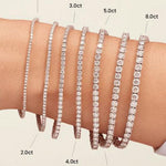 Astrid - 1.00 Carat Lab Grown Diamond Tennis Bracelet, 18ct. Elegance & Sophistication - Monroe Yorke Diamonds