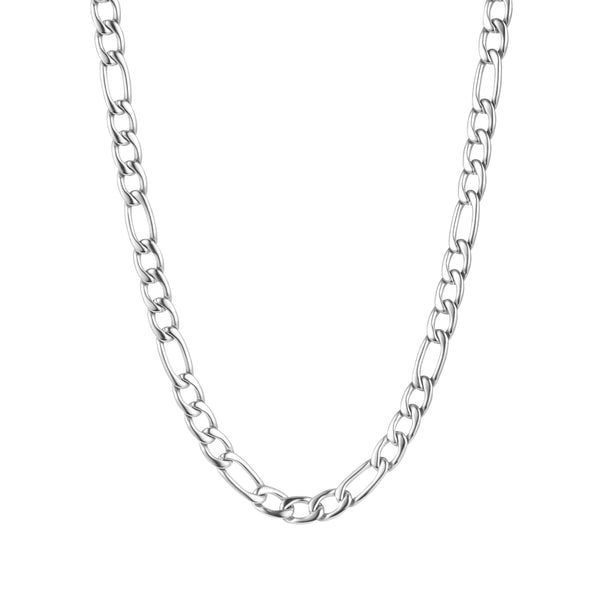 Polished Stainless Figaro Chain
