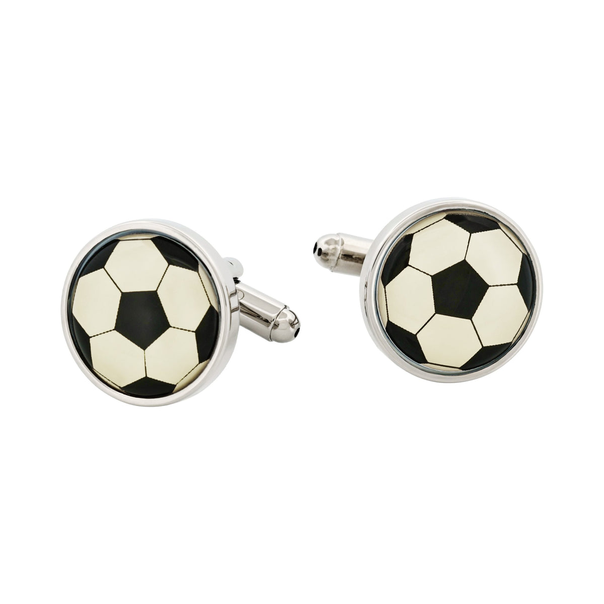 Soccer Ball Resin Cufflinks - The Perfect Gift for Soccer Fans — view 1