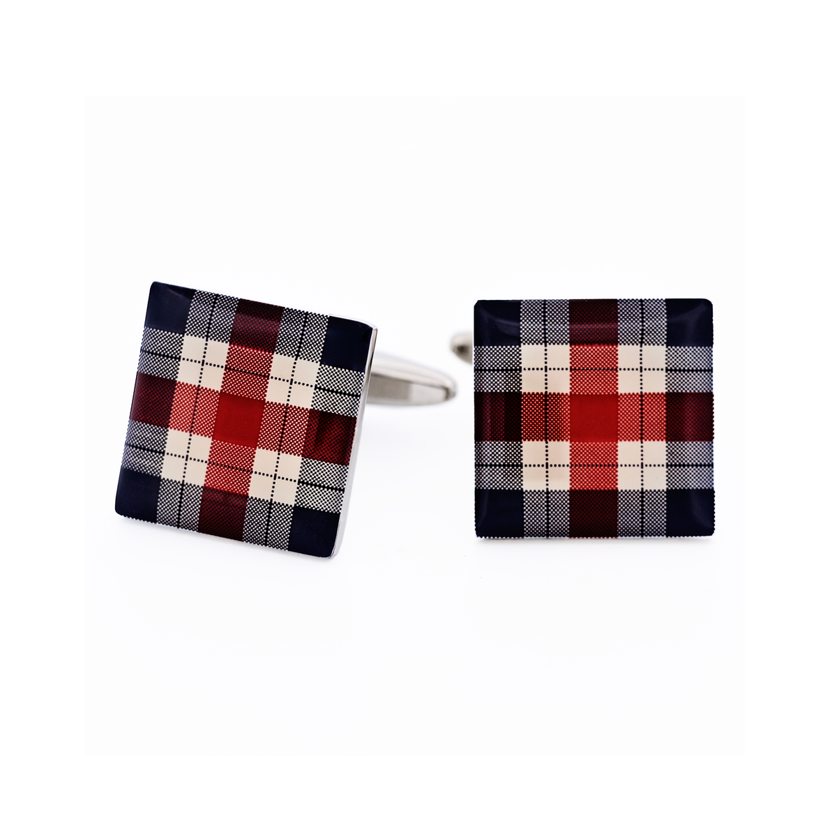 Tartan Pattern Enamel — view 1