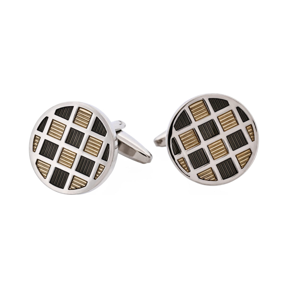 Grey Check Enamel, view 1