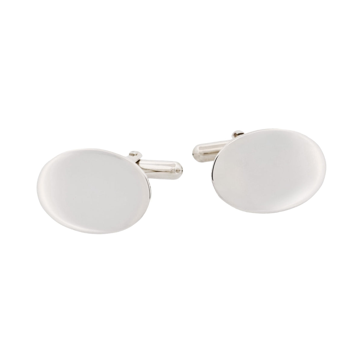 Sterling Silver Oval — view 1