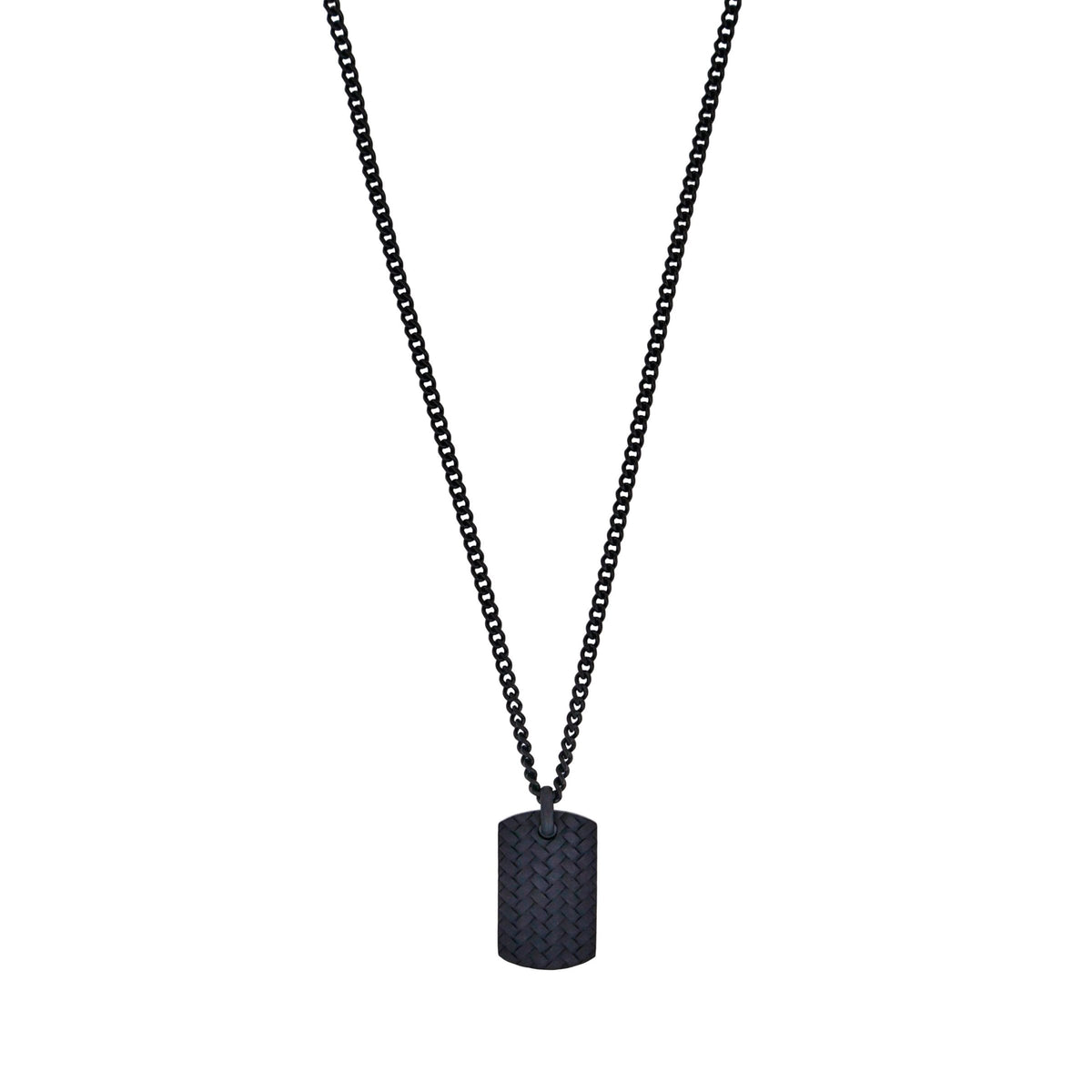 Black Tyre Pattern Dog Tag — view 1