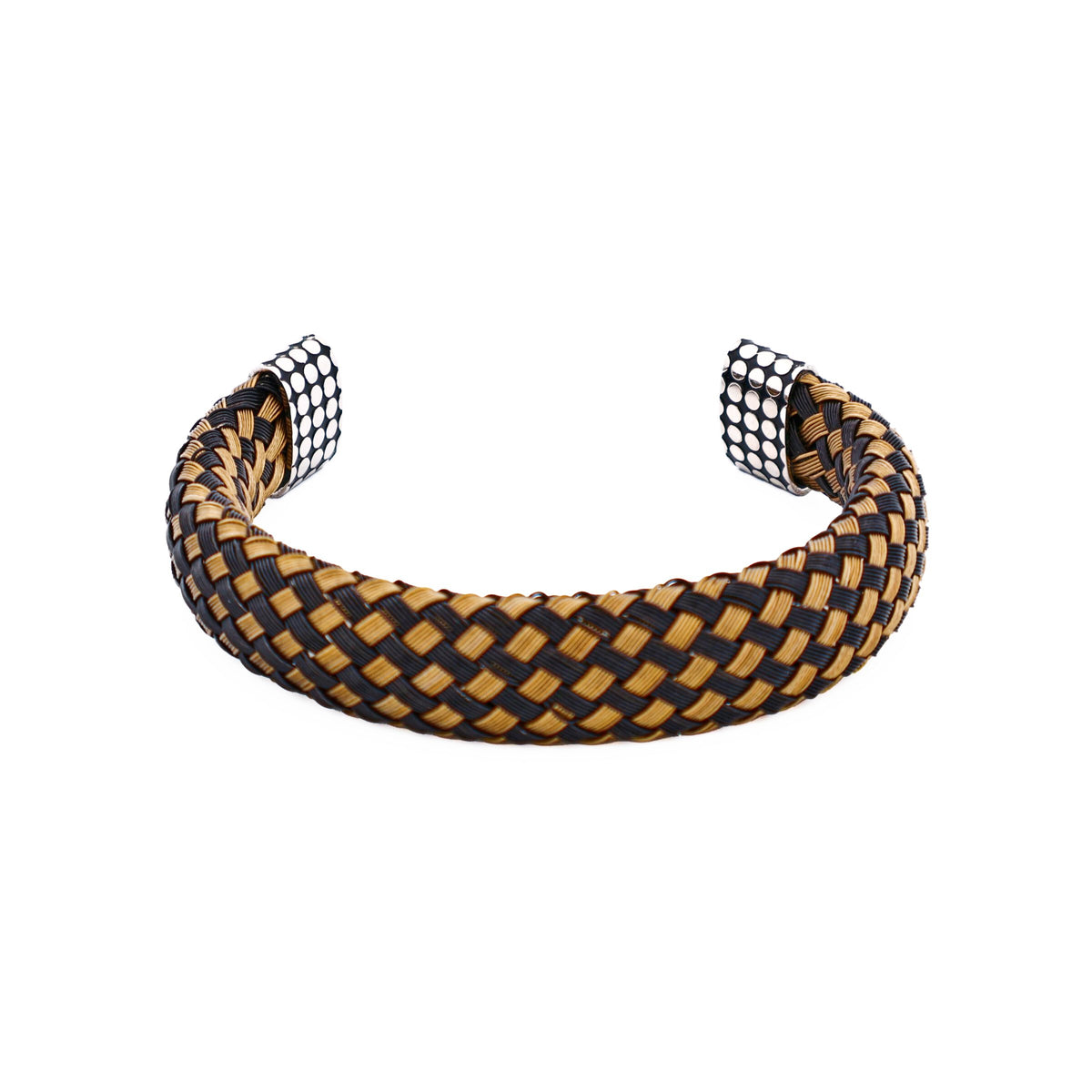 Black Gold Weave Cuff — view 1