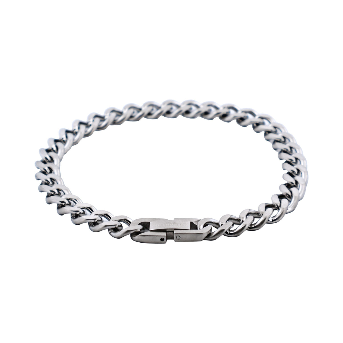 Stainless Curb Link Chain Bracelet — view 1