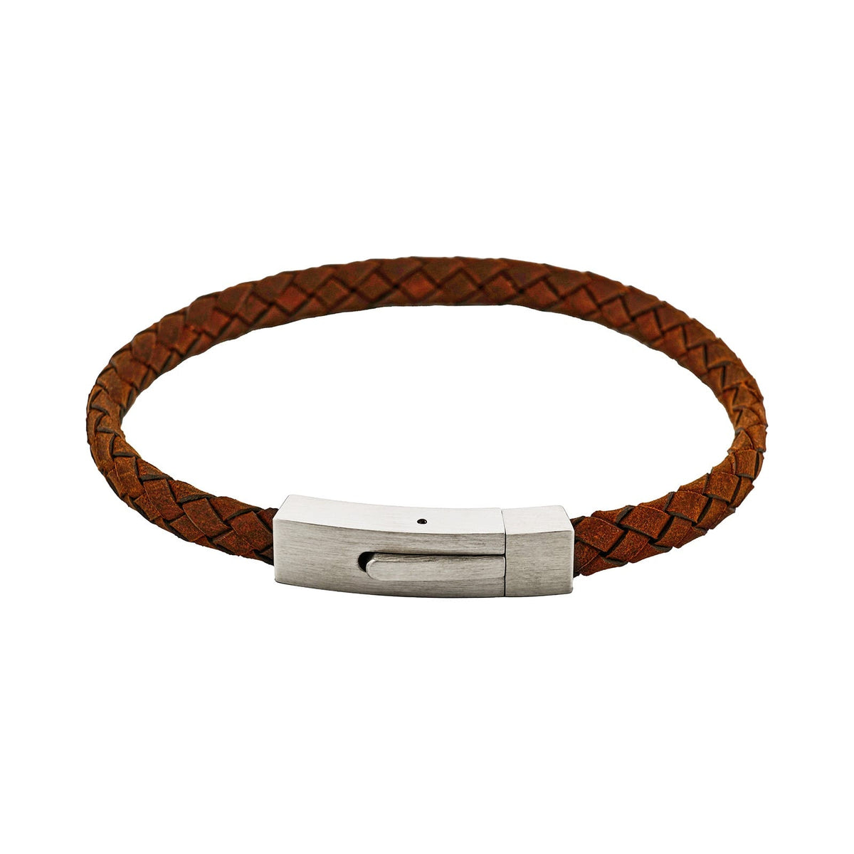 Calabria Braided Bracelet — Umber — view 4