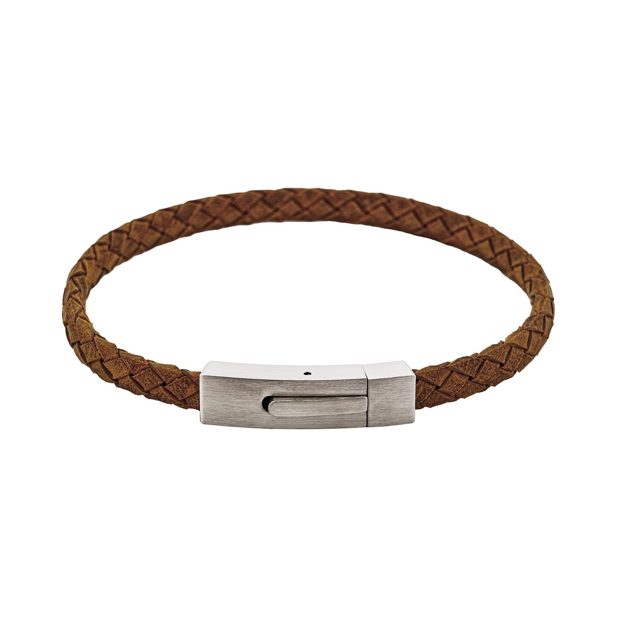 Calabria Braided Bracelet — Tan — view 5
