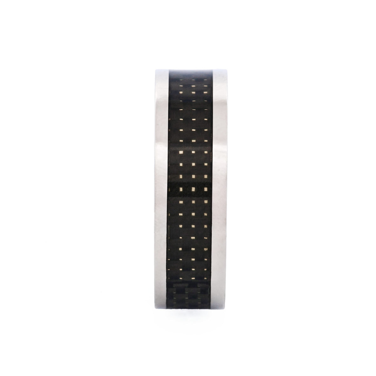 Carbon Fibre Inlay Ring — view 1