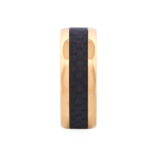 Gold Carbon Fibre Ring