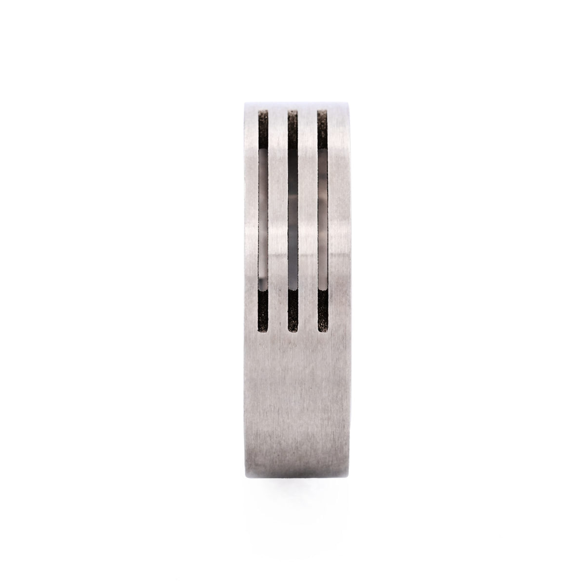 Three Cutout Lines Ring — view 1