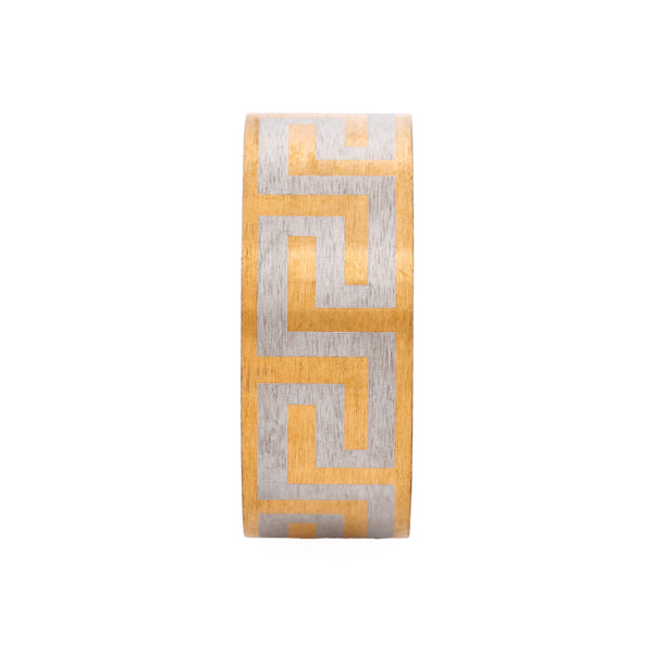 Yellow Gold Greek Key Ring