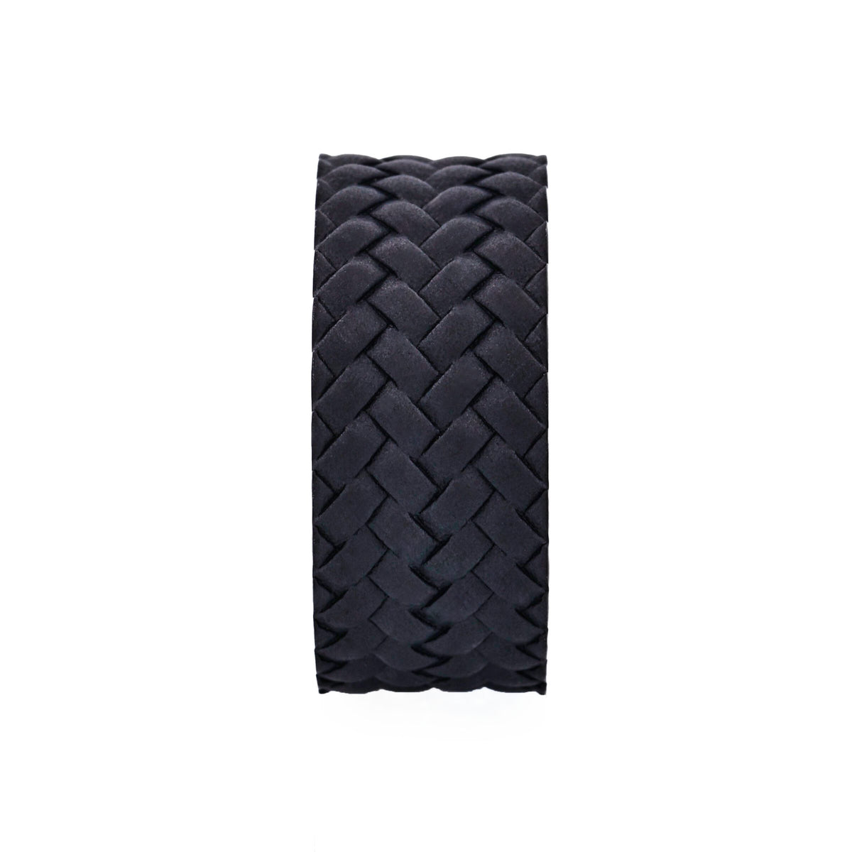 Black Tyre Pattern Ring — view 1