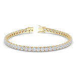 Liana 8 carat lab grown diamond tennis bracelet. Premium cut lab grown diamonds. Setting 18ct gold.