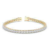 Liana 8 carat lab grown diamond tennis bracelet. Premium cut lab grown diamonds. Setting 18ct gold.