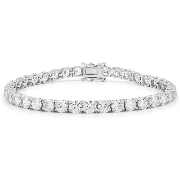 9.50 Carat, Moissanite Tennis Bracelet - A Timeless Treasure. 4.0mm Wide