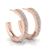 Blaze - Diamond Huggie Earrings - Monroe Yorke Diamonds