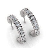 Blaze - Diamond Huggie Earrings - Monroe Yorke Diamonds