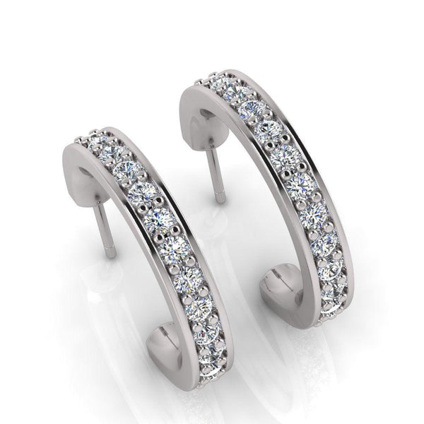 Blaze - Diamond Huggie Earrings - Monroe Yorke Diamonds