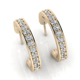 Blaze - Diamond Huggie Earrings - Monroe Yorke Diamonds