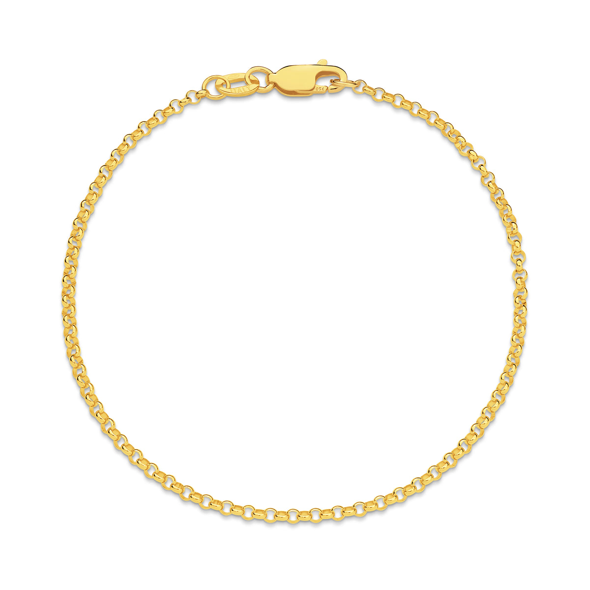 Belcher 2.04mm Bracelet 18ct Yellow Gold — view 1