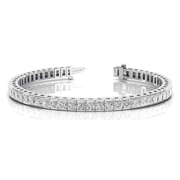Chiron Princess Cut Diamond Bracelet - 3.75 to 14.5 Carats