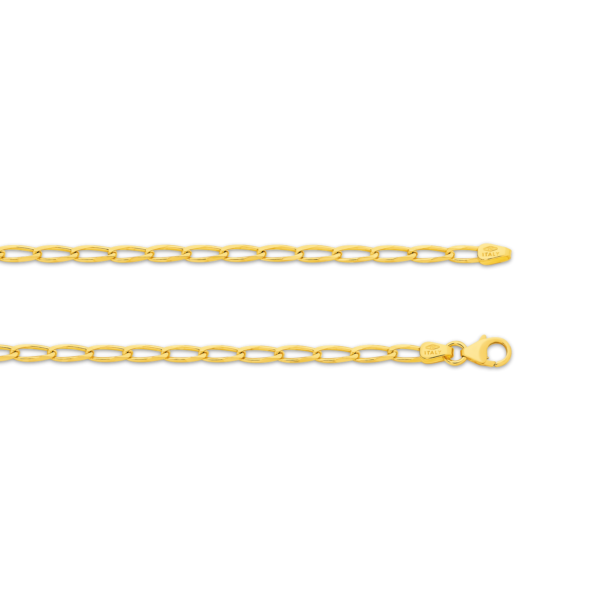 Diamond Cut Flat Curb Long 2.8mm
