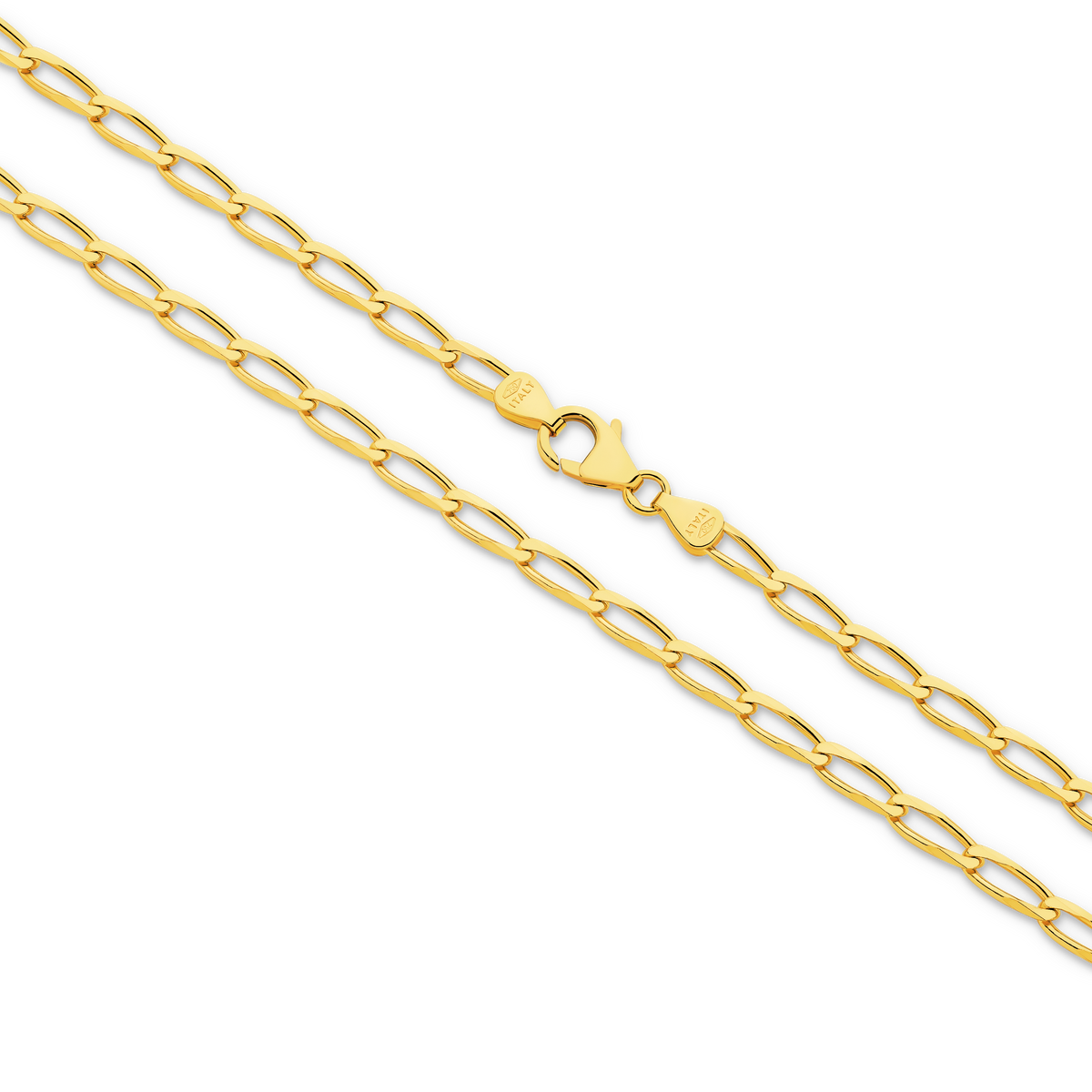 Diamond Cut Flat Curb Long 3.56mm