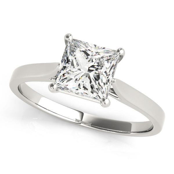 Kenzy — Princess Cut Lab Grown Diamond Solitaire Engagement Ring — hand-finished lab grown engagement ring by Monroe Yorke Diamonds — view 4