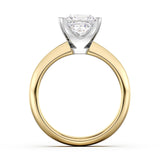 Louisa – Yellow Gold Princess Cut Diamond Solitaire Ring