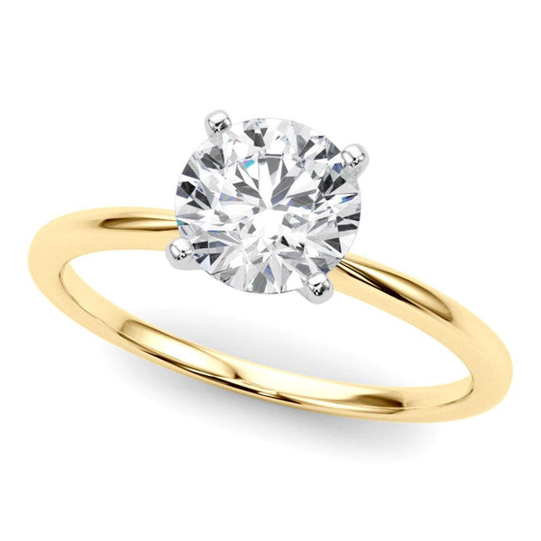 Maria - 2 Carat Lab-Grown Diamond Solitaire Engagement Ring in Yellow Gold - Monroe Yorke Diamonds