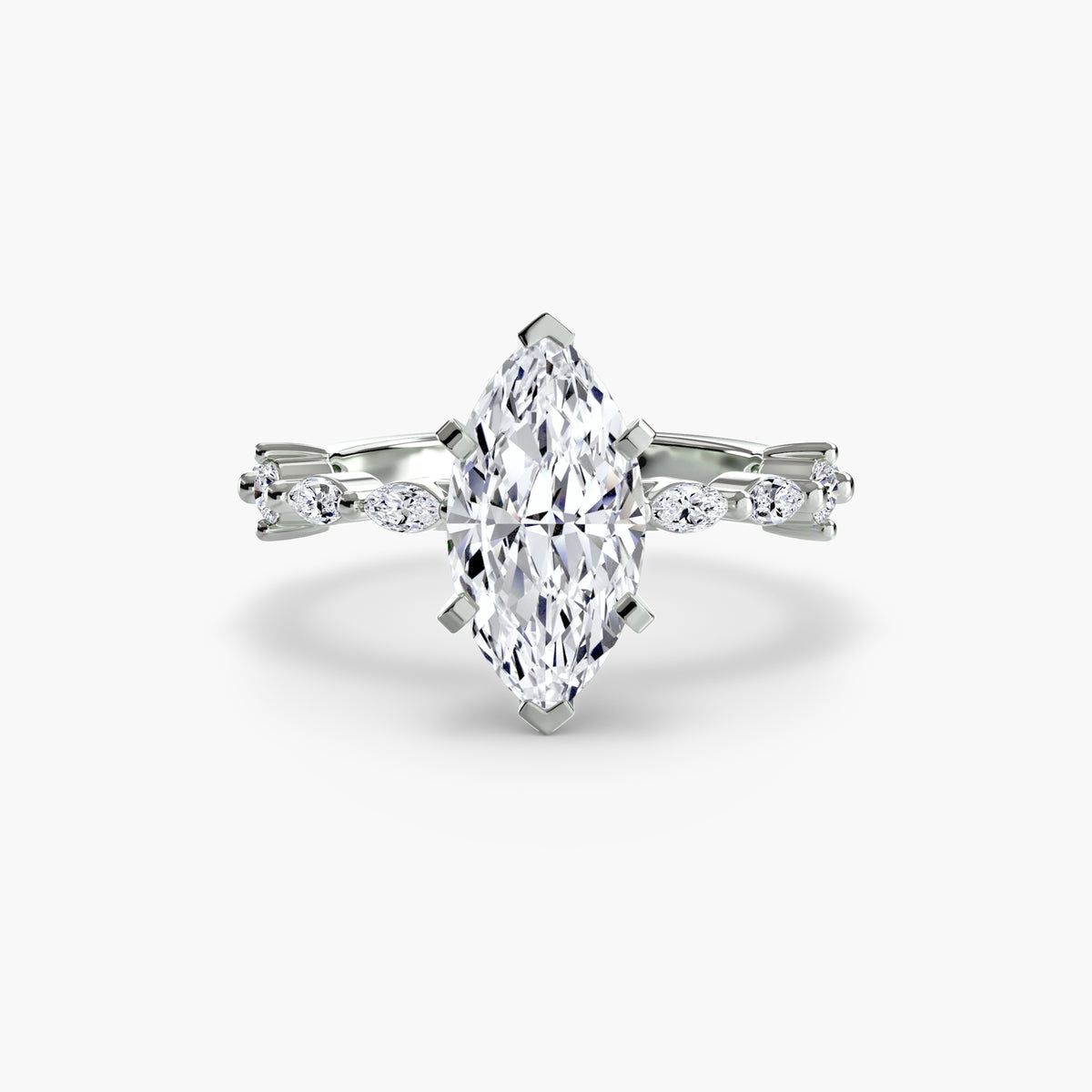 Solitaire with Eternity Pavé — view 11