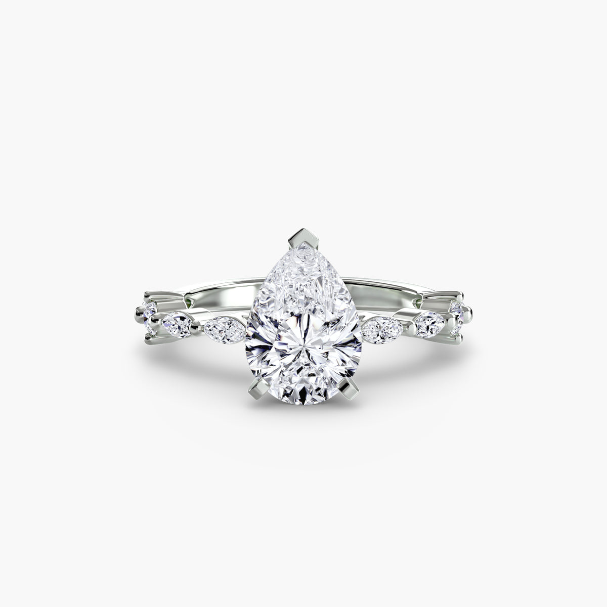 Solitaire with Eternity Pavé — view 66