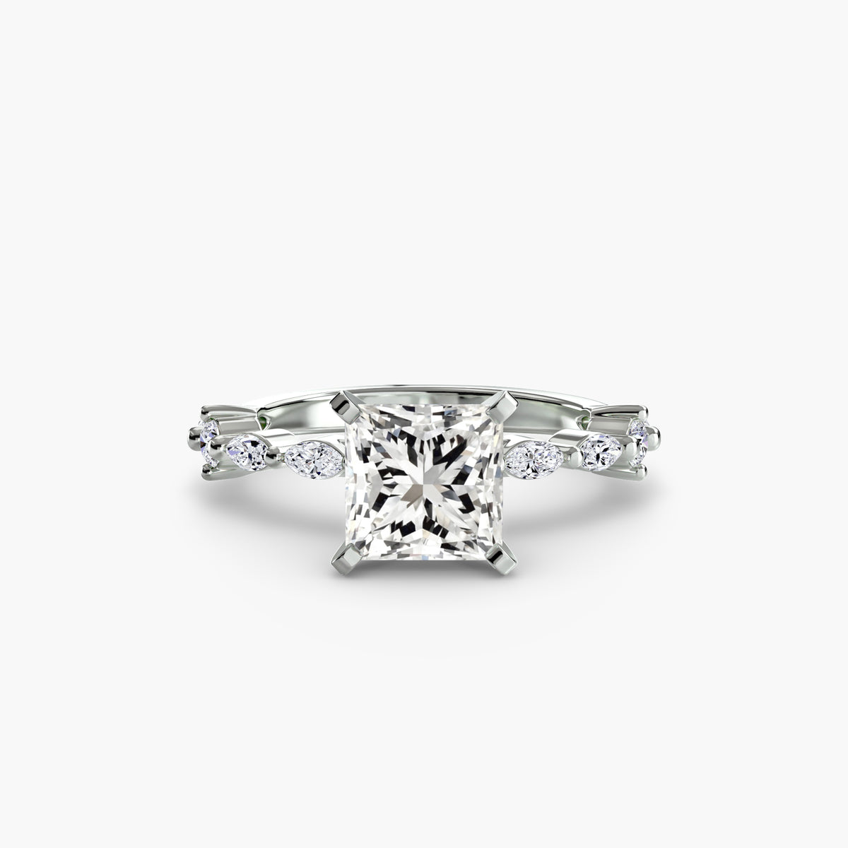 Solitaire with Eternity Pavé — view 93