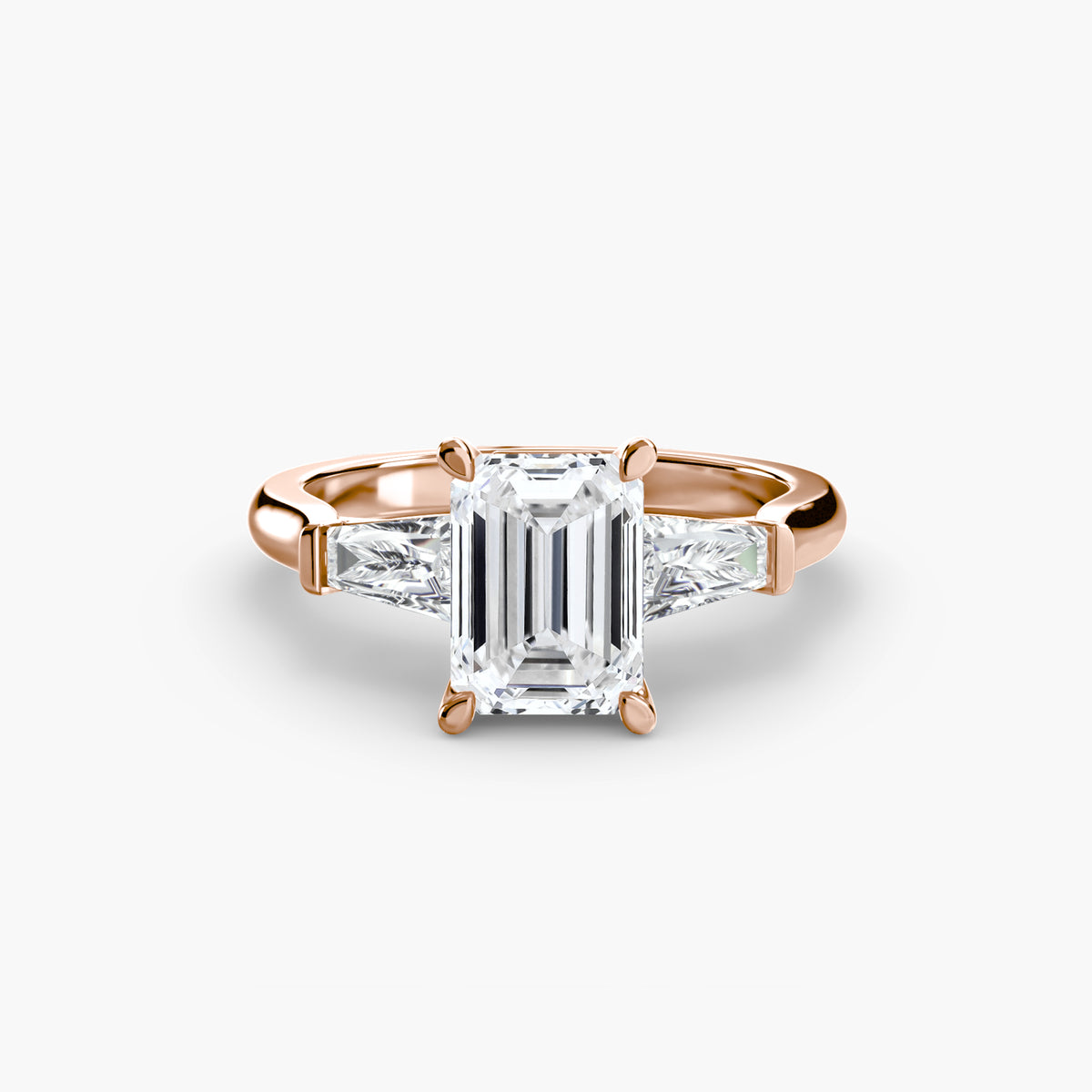 Three-Stone Ring (Baguette Side Stones) — view 79