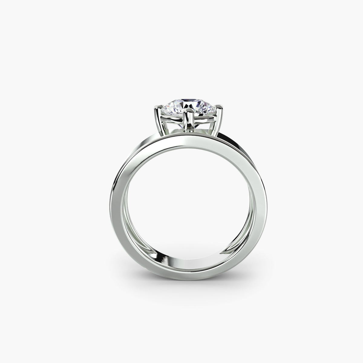 Wide Band Solitaire — view 1