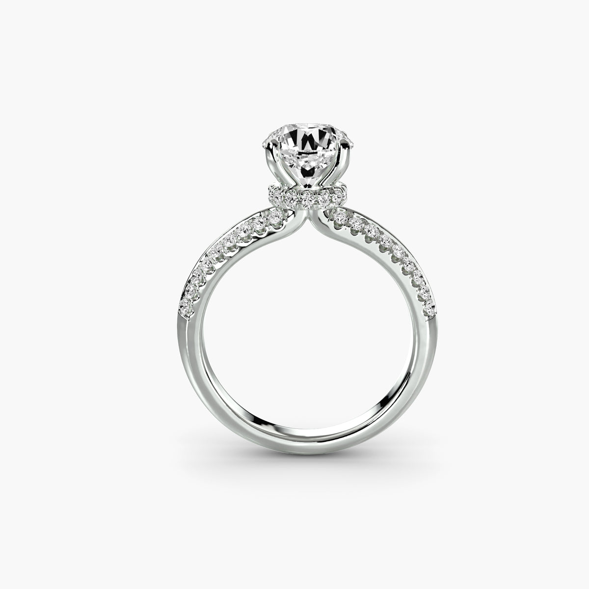 Solitaire with Pavé — view 1