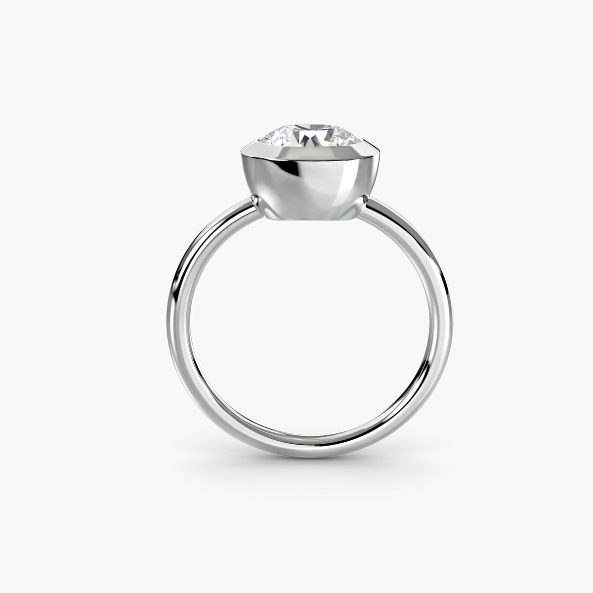 The Bezel Set Solitaire — view 1