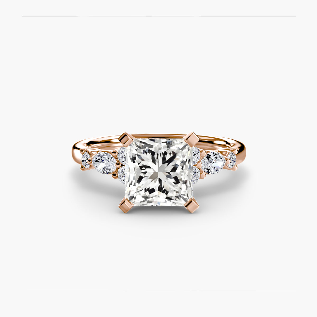 The Floral Accent Solitaire — view 83