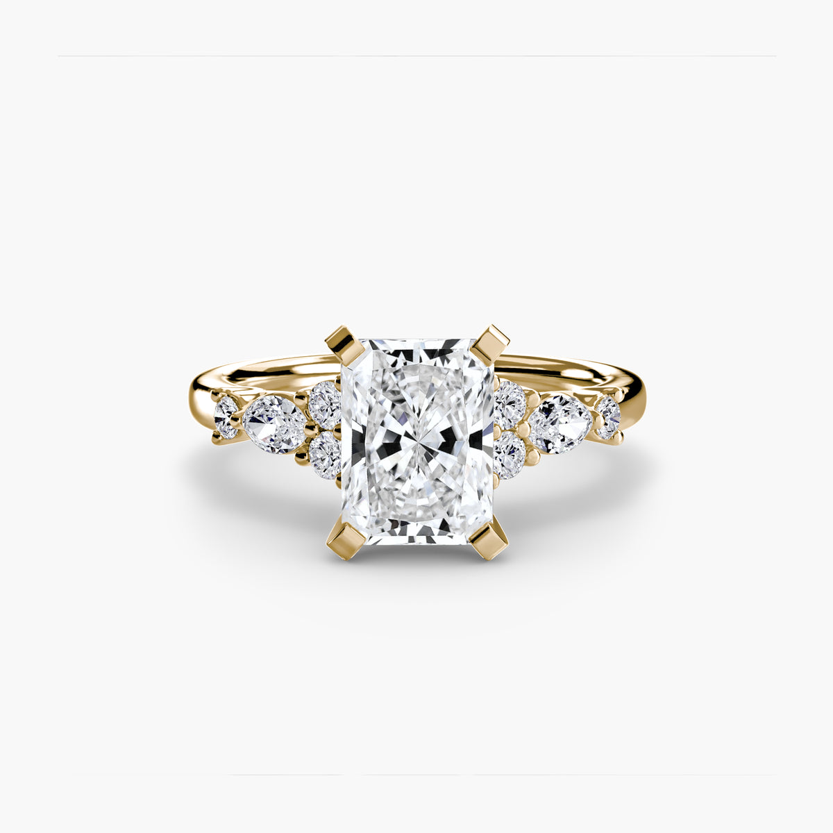 The Floral Accent Solitaire — view 49