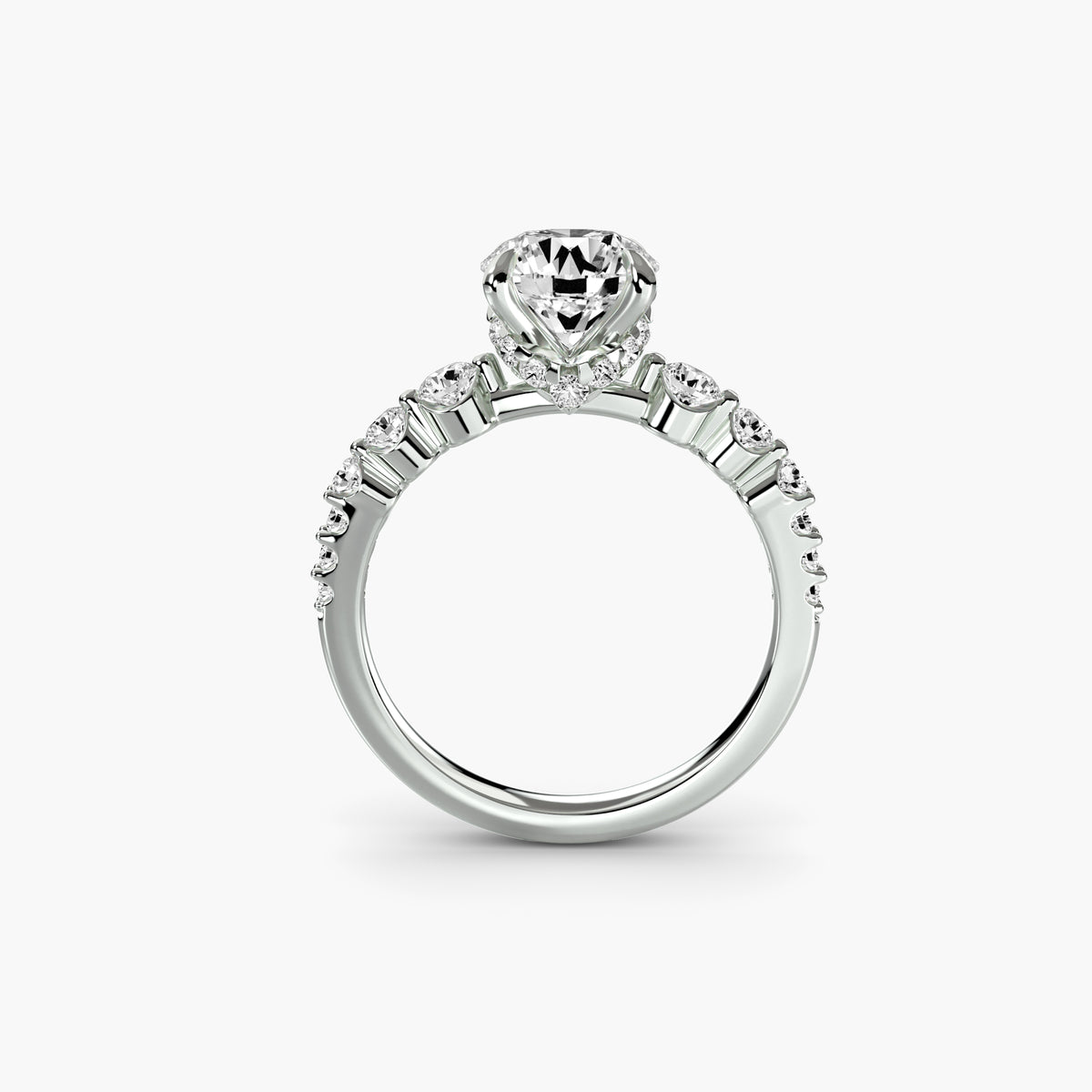 The Cascade Diamond Ring — view 1