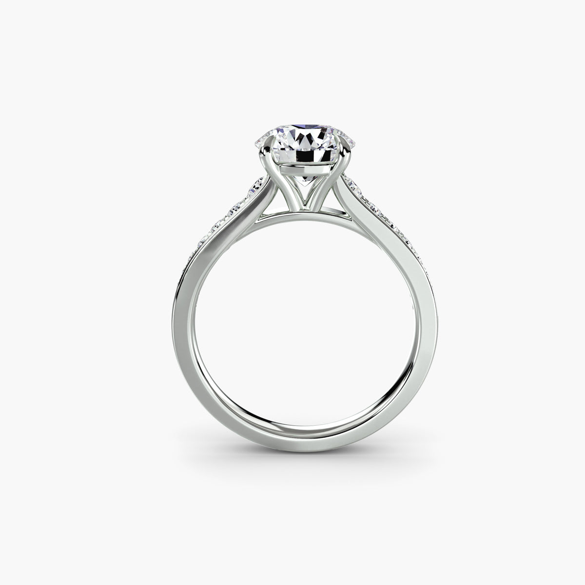 Solitaire with Pavé 7 — view 1