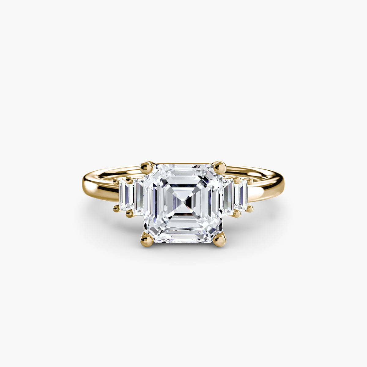 Baguette Accent Solitaire — view 20