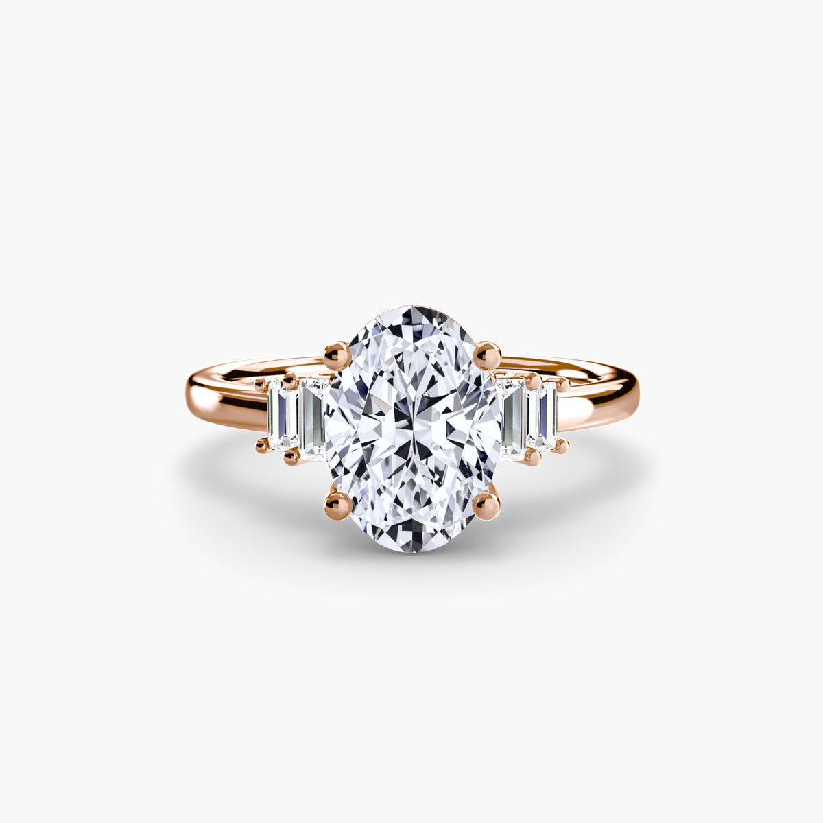 Baguette Accent Solitaire — view 85