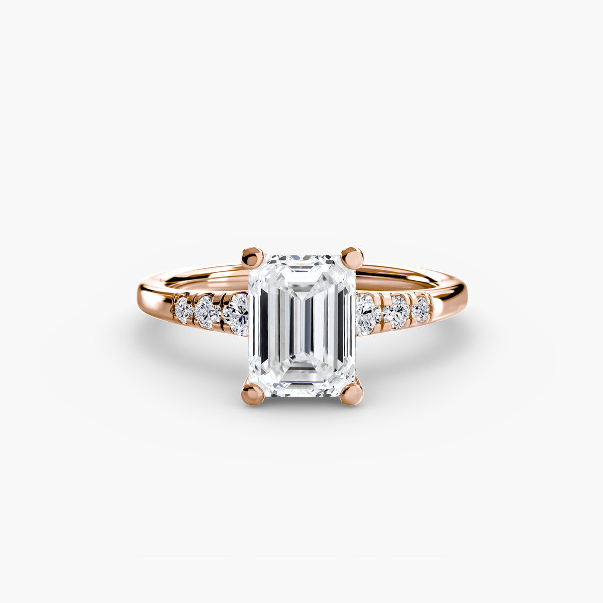 Solitaire with Shoulder Accents — view 87