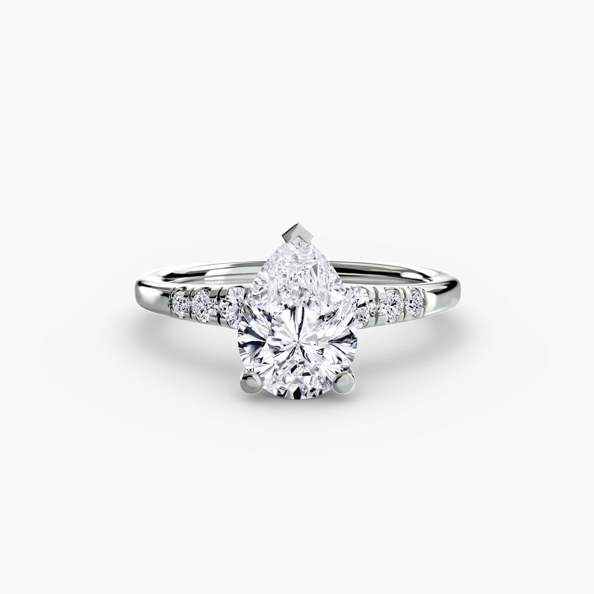 Solitaire with Shoulder Accents — view 36