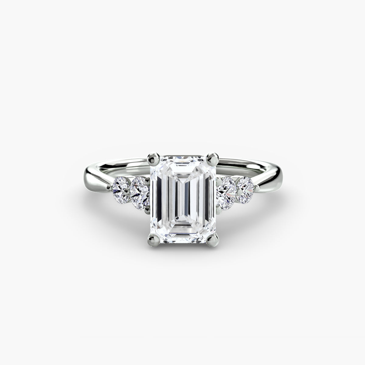 Solitaire with Shoulder Accents 2 — view 65