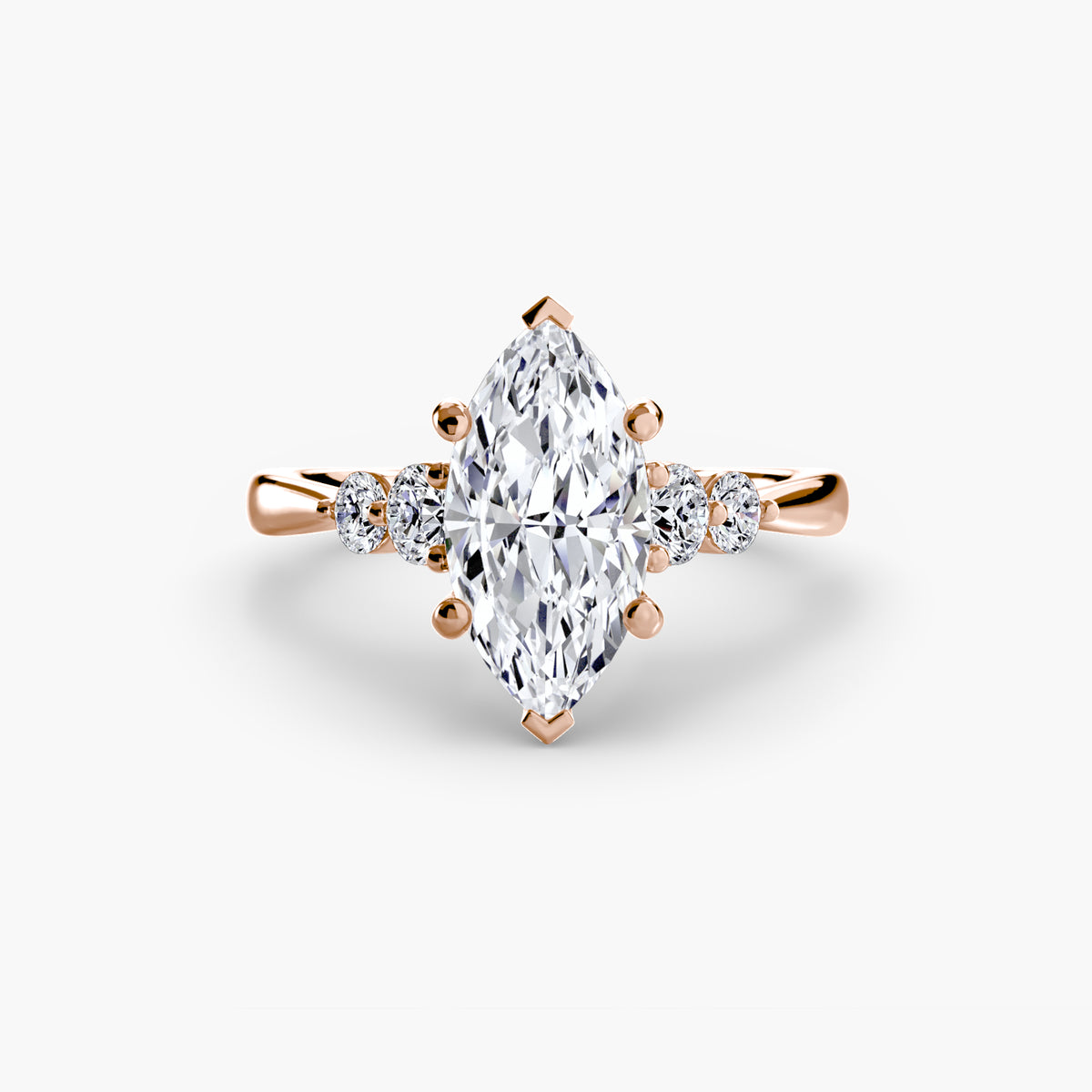 Solitaire with Shoulder Accents 2 — view 59