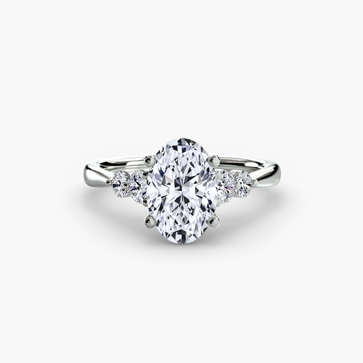 Solitaire with Shoulder Accents 2 — view 34